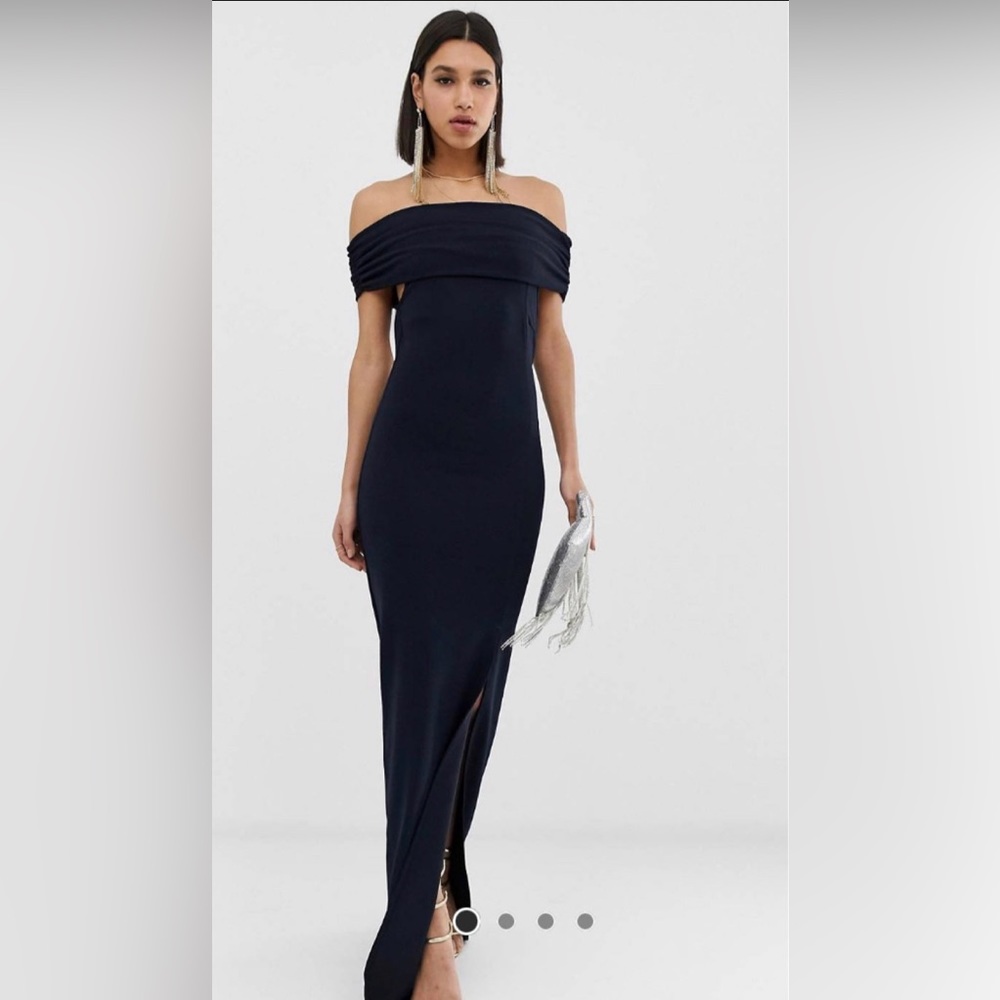 AX Paris Bardot Maxi with Side Split